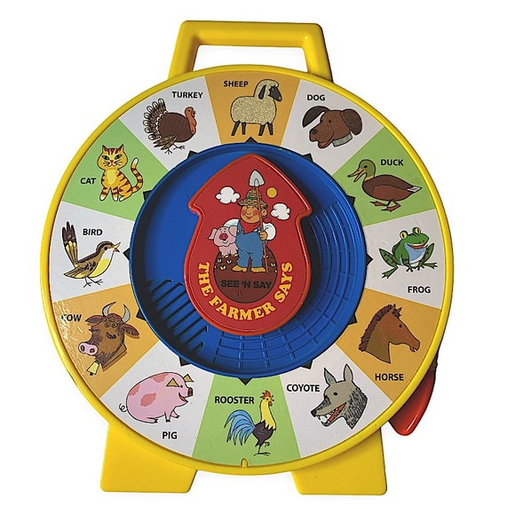 Vintage The Farmer Says, See N Play, Talking Toy By Mattel - Picture 5 of 5